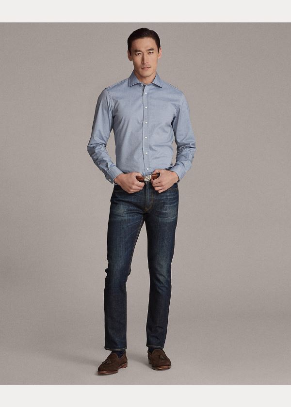 Ralph Lauren Oxford Shirt Šedé | YihgiJNJ