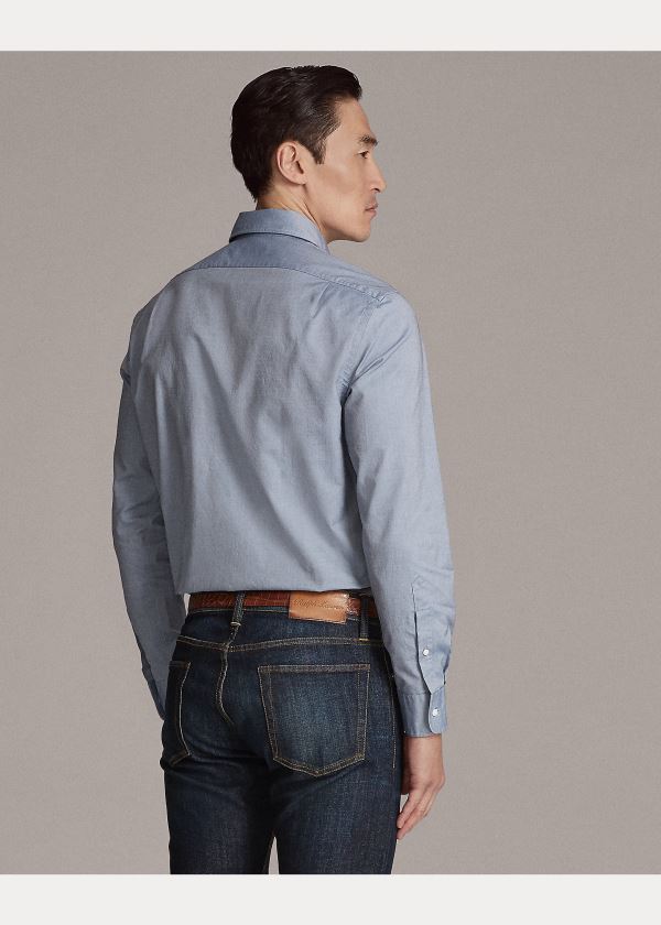 Ralph Lauren Oxford Shirt Šedé | YihgiJNJ