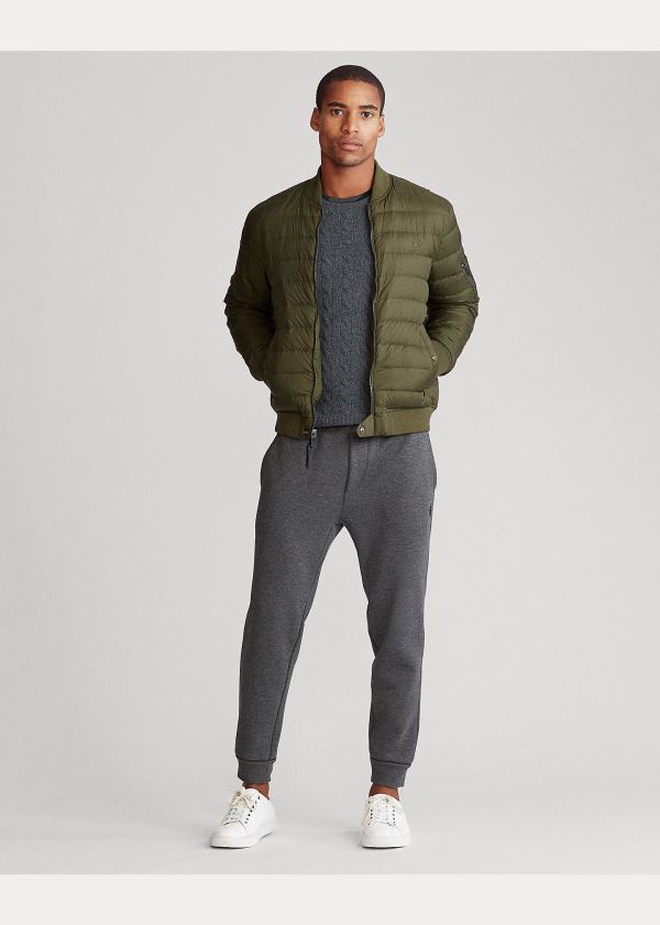 Ralph Lauren Packable Bomber Jacket Olivy Zelené | TItVJqkX