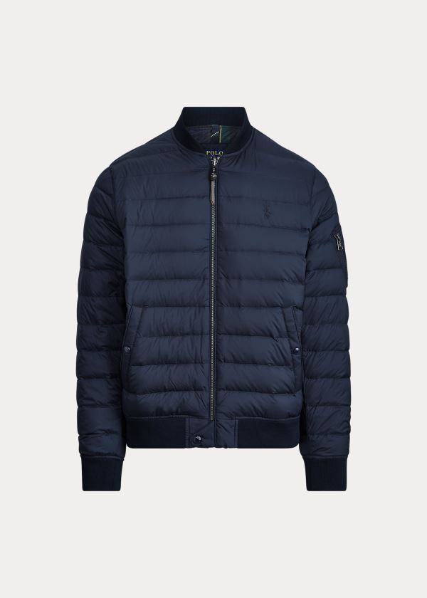 Ralph Lauren Packable Bomber Jacket Tmavě Blankyt | 4tjUKiNA