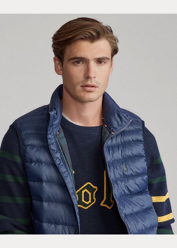 Ralph Lauren Packable Down Vest Tmavě Blankyt | 0hgm8xHx