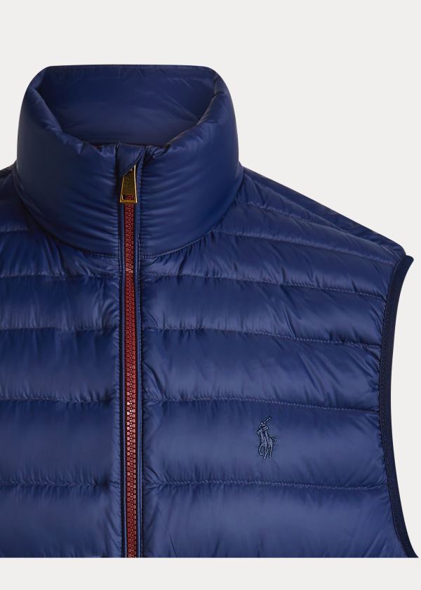 Ralph Lauren Packable Down Vest Tmavě Blankyt | 0hgm8xHx