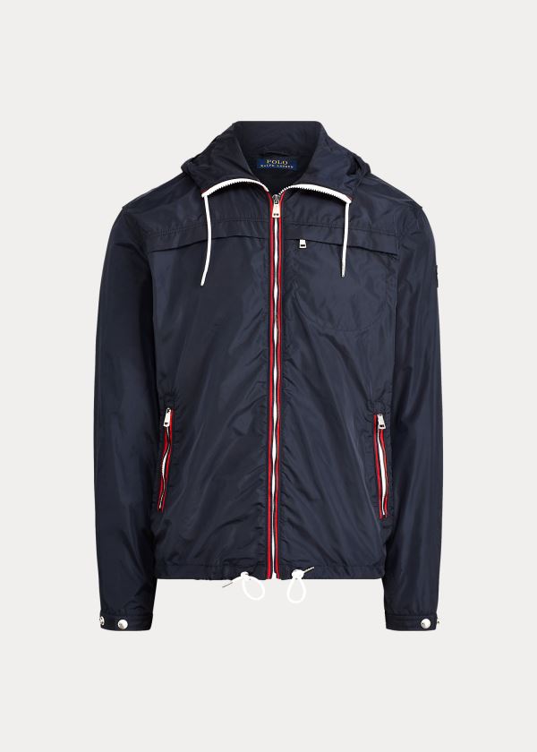 Ralph Lauren Packable S Kapucí Jacket Tmavě Blankyt | bliYbo02