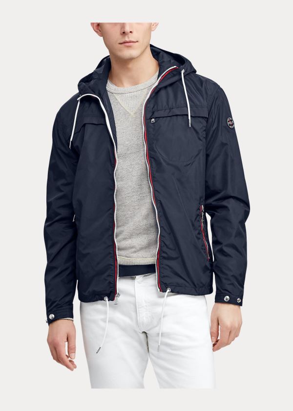Ralph Lauren Packable S Kapucí Jacket Tmavě Blankyt | bliYbo02