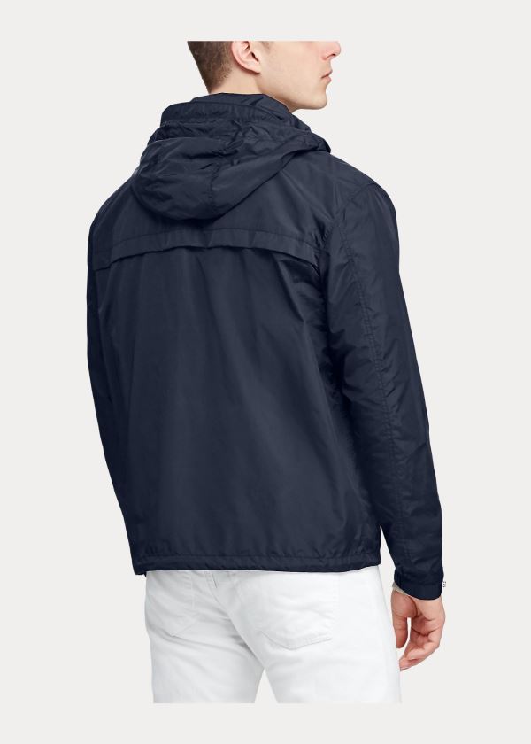 Ralph Lauren Packable S Kapucí Jacket Tmavě Blankyt | bliYbo02