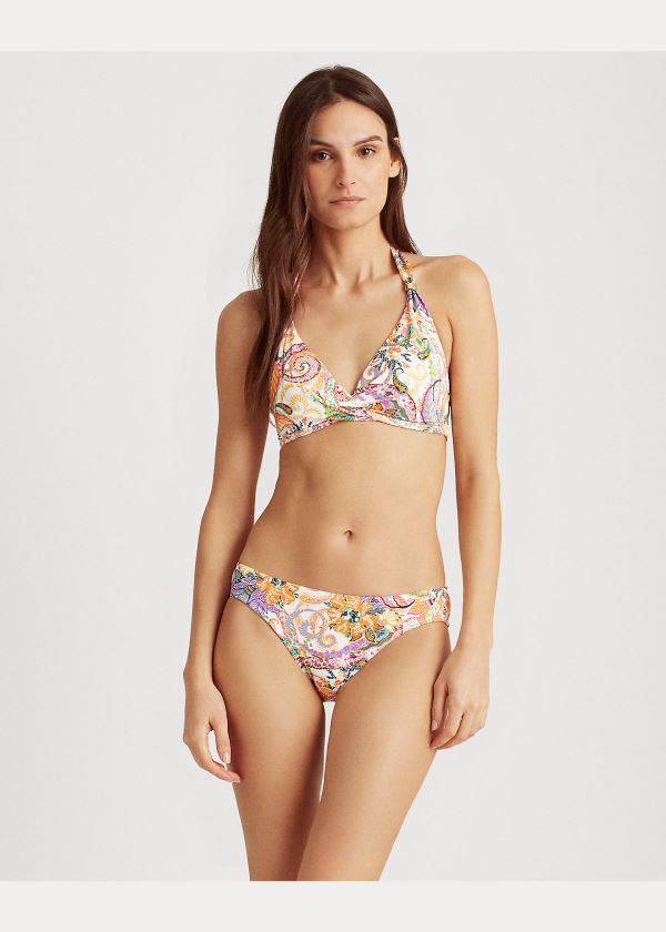 Ralph Lauren Paisley Halter Bikiny Top Viacfarebný | eR3Wecd9
