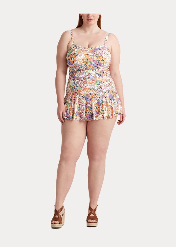 Ralph Lauren Paisley Skirted One-Piece Viacfarebný | 11YGv1Qv