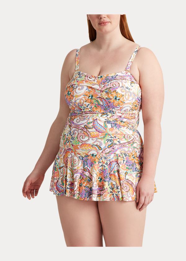 Ralph Lauren Paisley Skirted One-Piece Viacfarebný | 11YGv1Qv