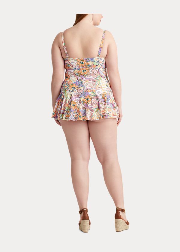 Ralph Lauren Paisley Skirted One-Piece Viacfarebný | 11YGv1Qv