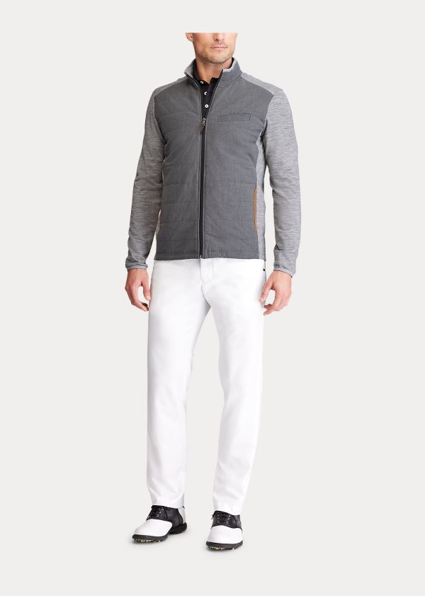 Ralph Lauren Paneled Stretch Terry Jacket Šedé | AMw1iAvL