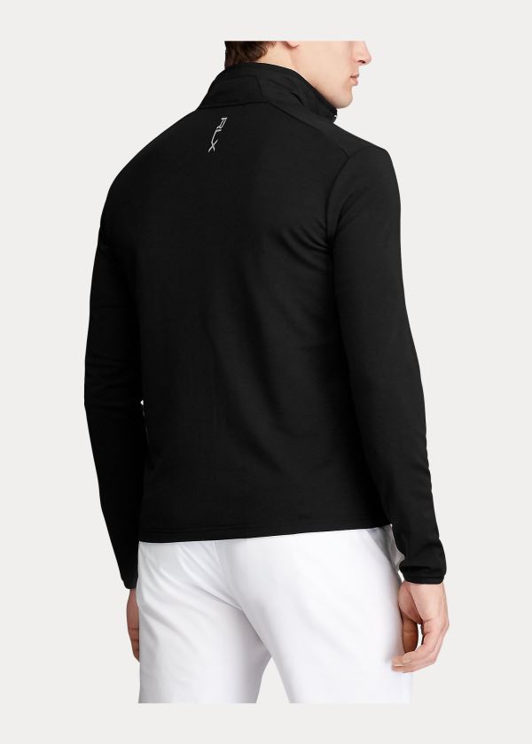 Ralph Lauren Paneled Stretch Terry Jacket Černé | tDOUvUL3