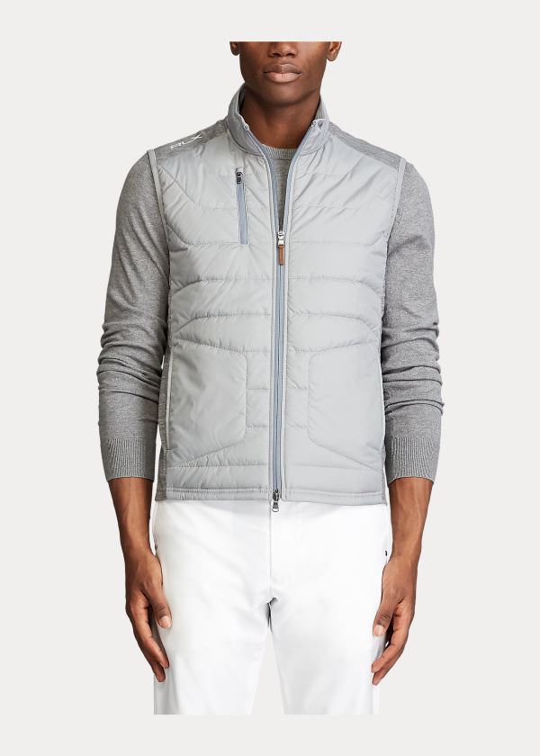 Ralph Lauren Paneled Stretch Terry Vest Šedé | SeXrMYyE