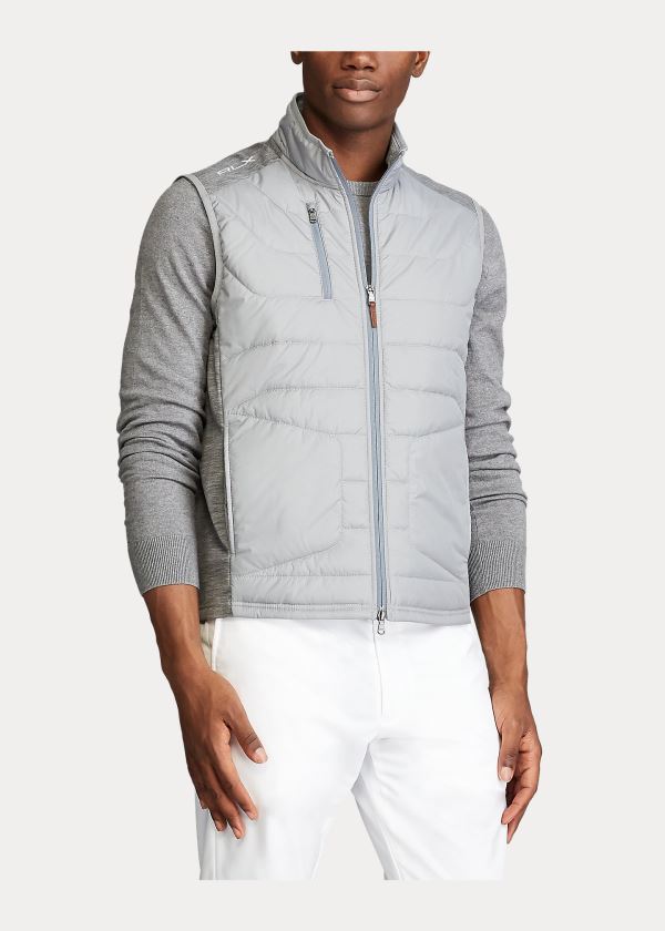 Ralph Lauren Paneled Stretch Terry Vest Šedé | SeXrMYyE