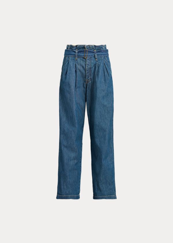 Ralph Lauren Paperbag Jean Indigo | BKYvZDos