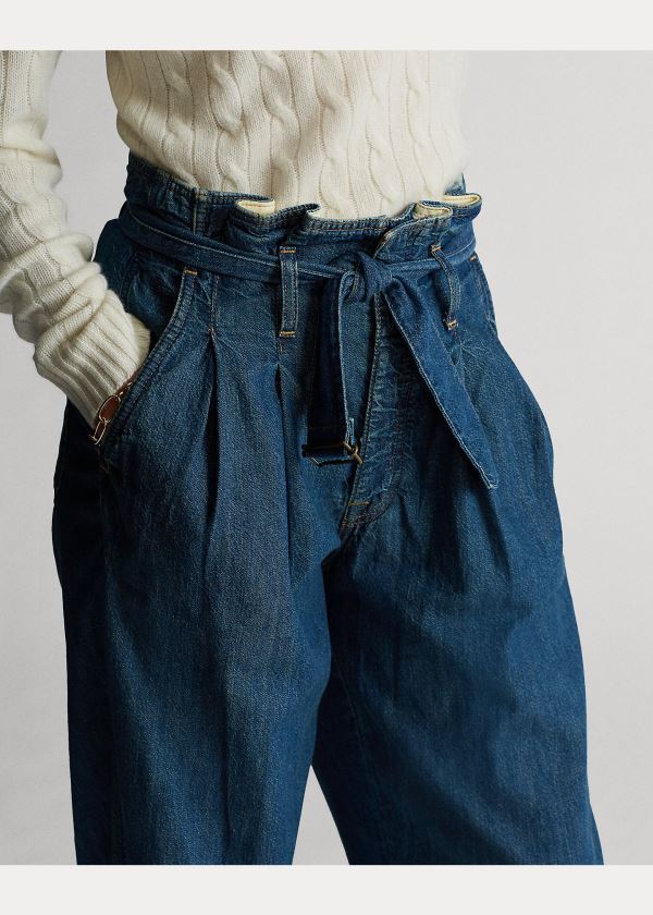 Ralph Lauren Paperbag Jean Indigo | BKYvZDos