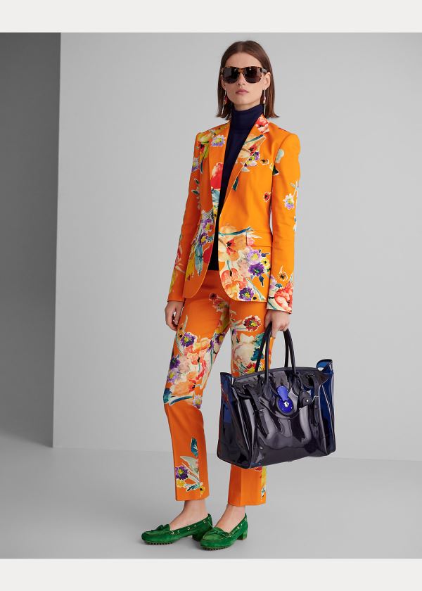 Ralph Lauren Parker Floral Jacket Světle Oranžové Viacfarebný | kDA75xSM