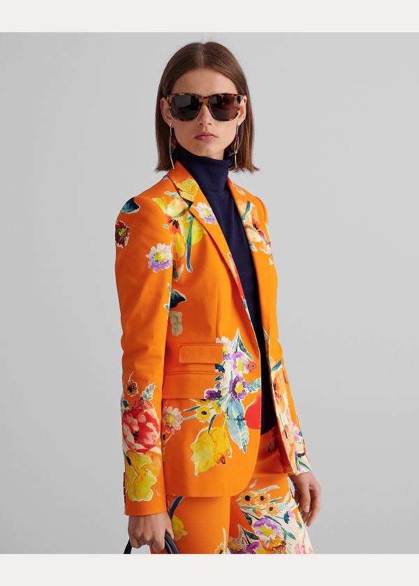 Ralph Lauren Parker Floral Jacket Světle Oranžové Viacfarebný | kDA75xSM