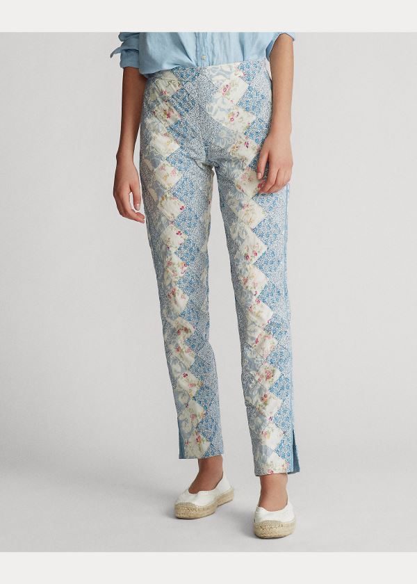 Ralph Lauren Patchwork Bavlněné Pant Viacfarebný | tEoJdgNO