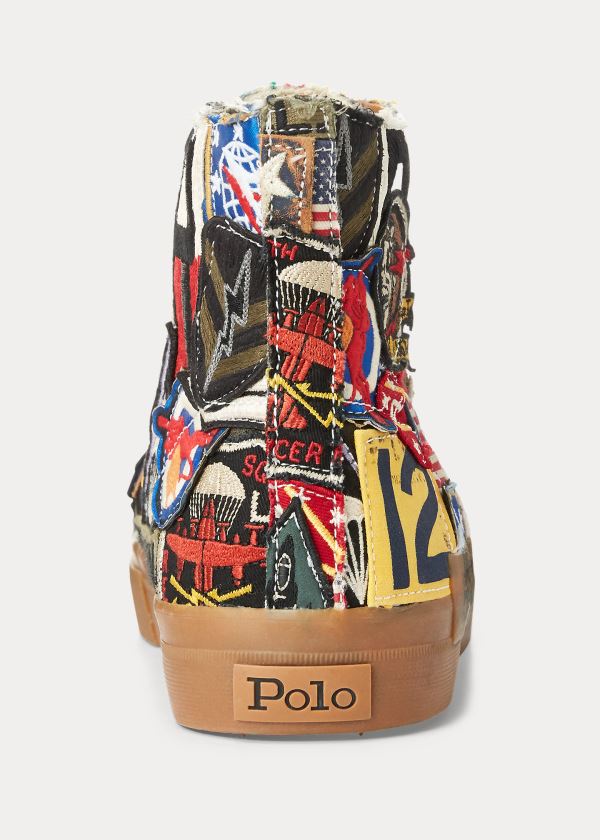 Ralph Lauren Patchwork Solomon Sneakers Viacfarebný | dlK2iwkb