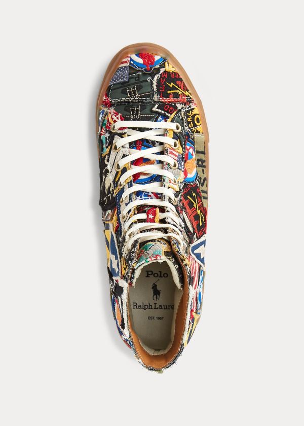 Ralph Lauren Patchwork Solomon Sneakers Viacfarebný | dlK2iwkb