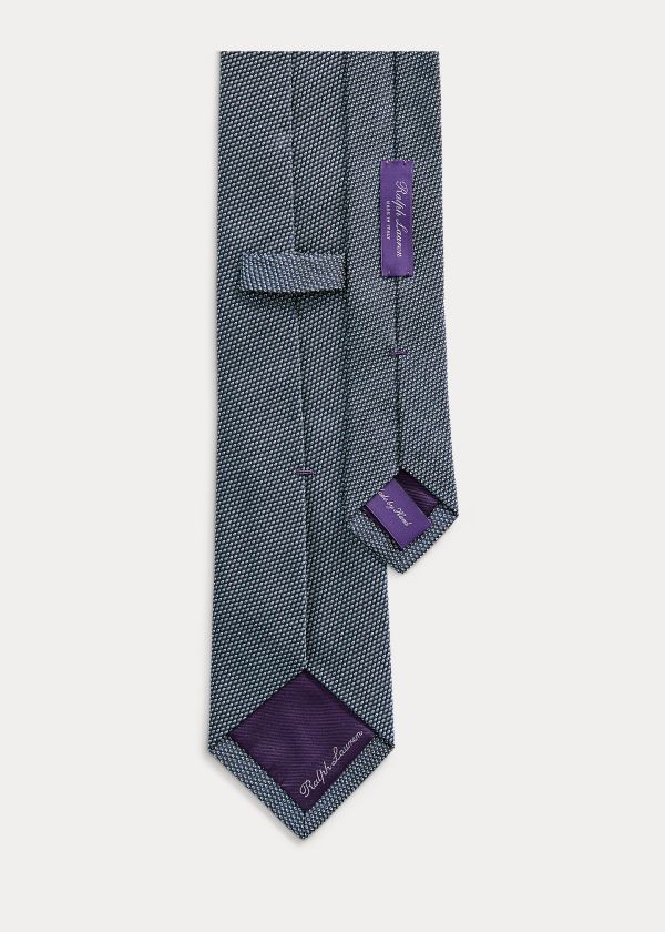 Ralph Lauren Patterned Silk Tie Tmavě Blankyt Zelene | YOM0GHj6