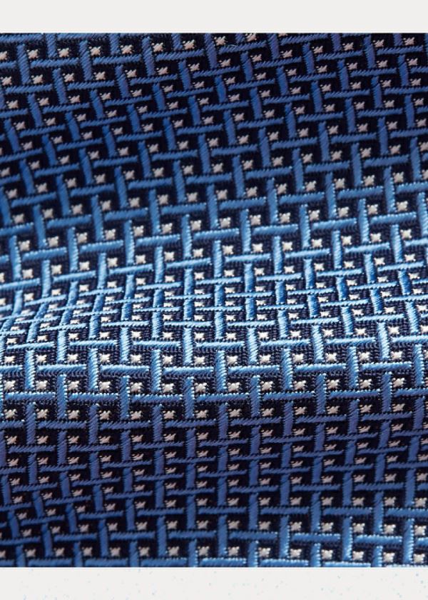 Ralph Lauren Patterned Silk Tie Tmavě Blankyt Světle Blankyt | zHtGQmSS