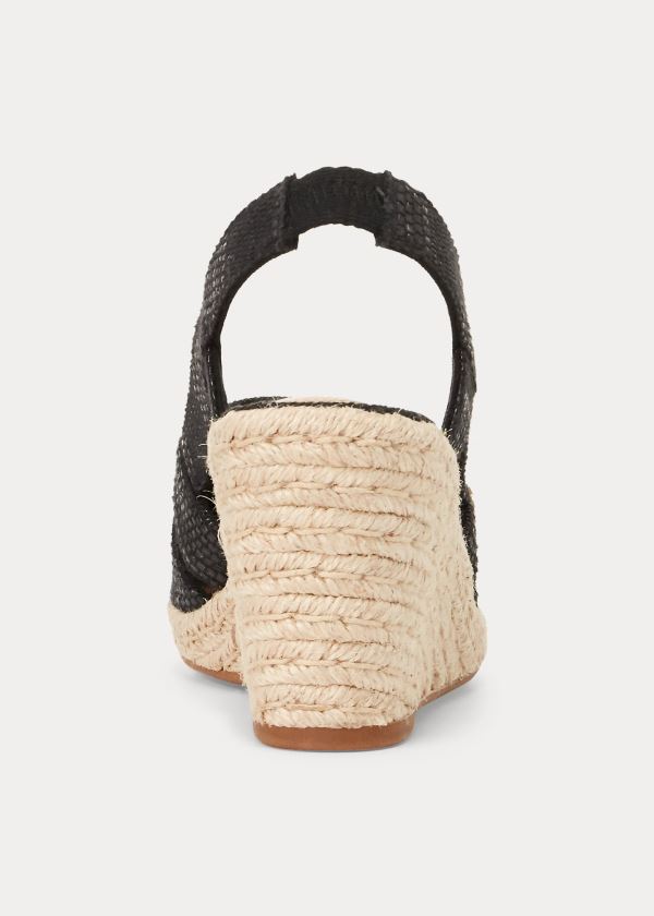 Ralph Lauren Penelopie Espadrilky Černé | Noocjzvp