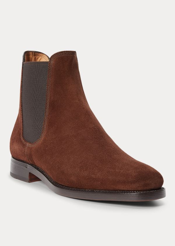 Ralph Lauren Penfield Semišové Chelsea Boot Tmavě Hnědé | 1KSvhrej