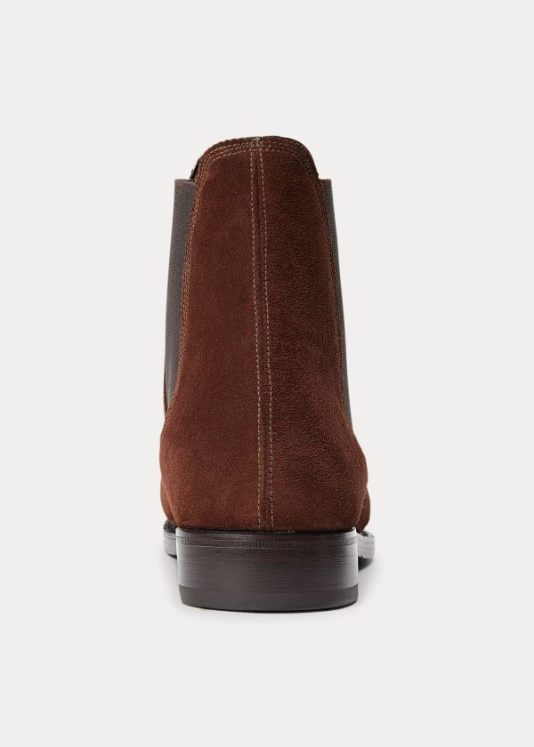 Ralph Lauren Penfield Semišové Chelsea Boot Tmavě Hnědé | 1KSvhrej