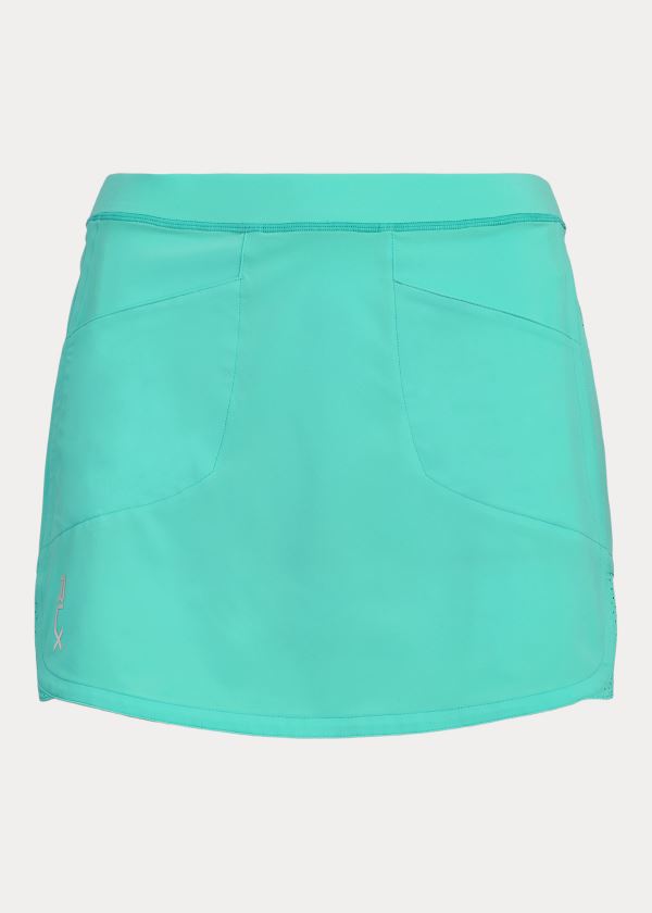 Ralph Lauren Perforated Stretch Golfové Skort Zelene | 1y82il6j