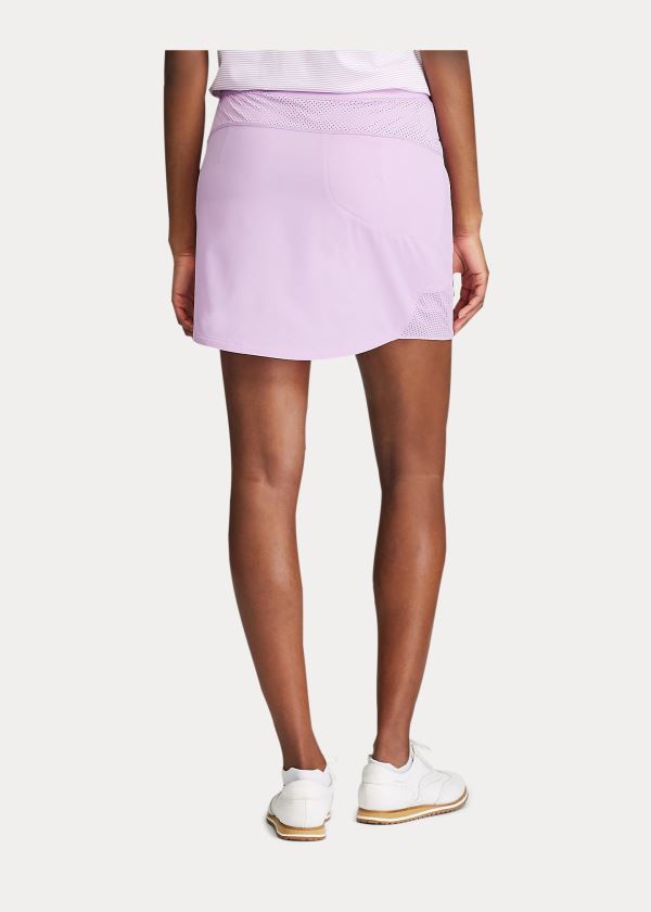 Ralph Lauren Perforated Stretch Golfové Skort Fialové | C0kSZf30