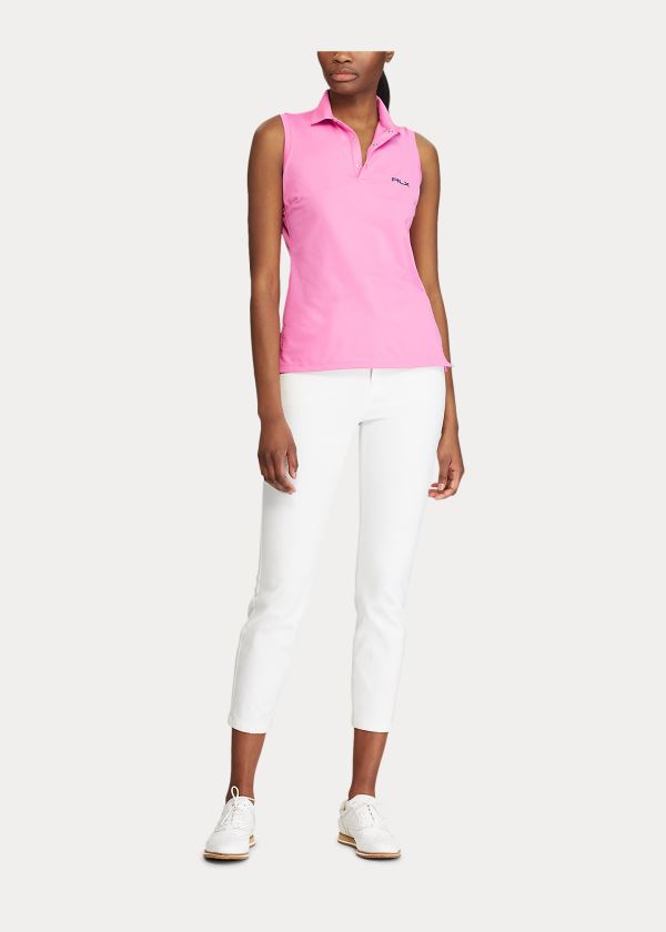 Ralph Lauren Performance Golfové Polo Shirt Růžové | y8IYEgZr
