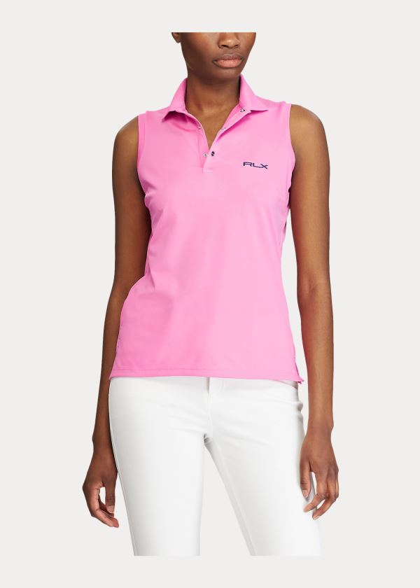 Ralph Lauren Performance Golfové Polo Shirt Růžové | y8IYEgZr
