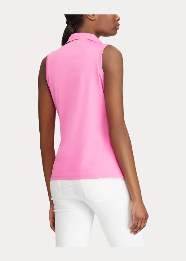 Ralph Lauren Performance Golfové Polo Shirt Růžové | y8IYEgZr