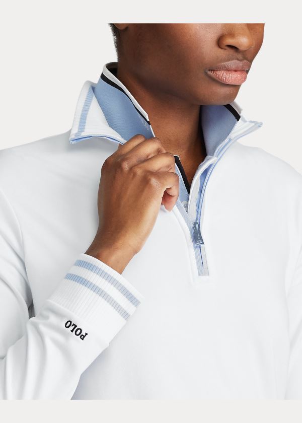 Ralph Lauren Performance Golfové Pullover Bílé | kXW1zqei