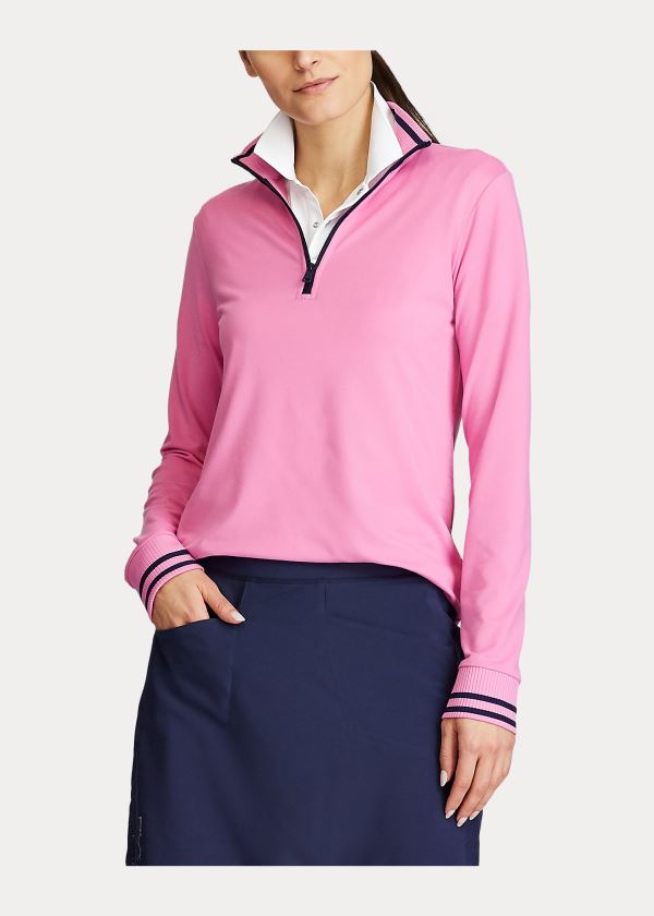 Ralph Lauren Performance Golfové Pullover Růžové | r8cSA4ex