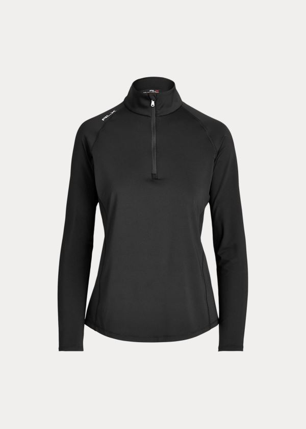 Ralph Lauren Performance Golfové Quarter-Zip Černé | DCbPY5hW