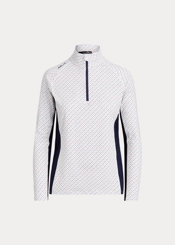 Ralph Lauren Performance Golfové Quarter-Zip Bílé Viacfarebný | hQq5Hcbe