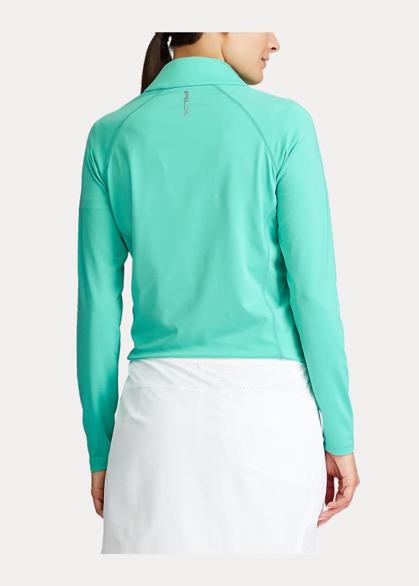 Ralph Lauren Performance Golfové Quarter-Zip Zelene | mQp3tPTG