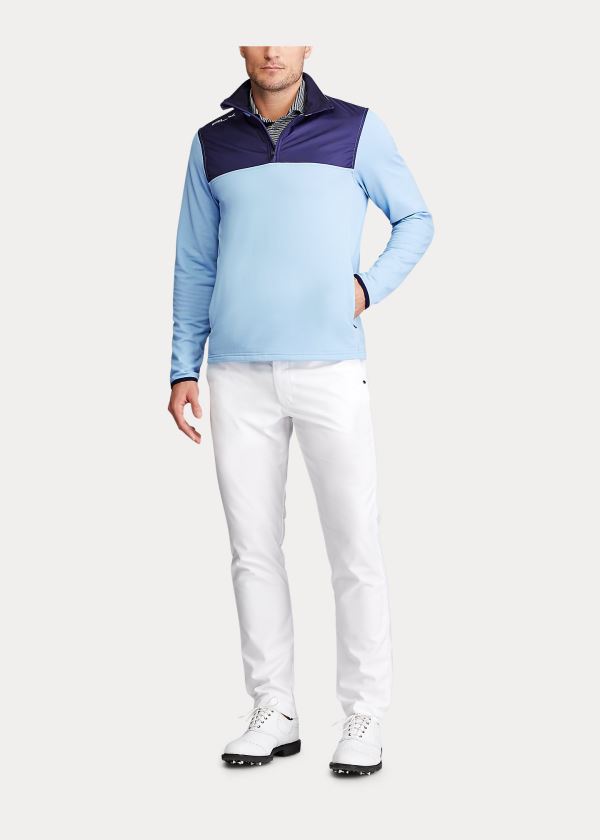 Ralph Lauren Performance Hybridní Pullover Blankyt | Rb1b8dMb