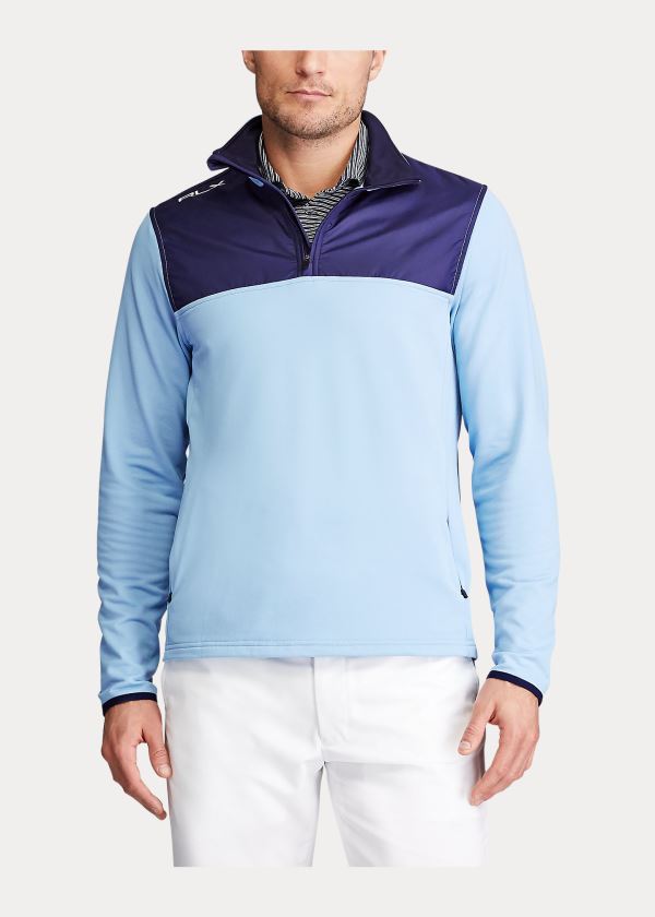 Ralph Lauren Performance Hybridní Pullover Blankyt | Rb1b8dMb