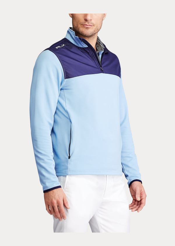 Ralph Lauren Performance Hybridní Pullover Blankyt | Rb1b8dMb