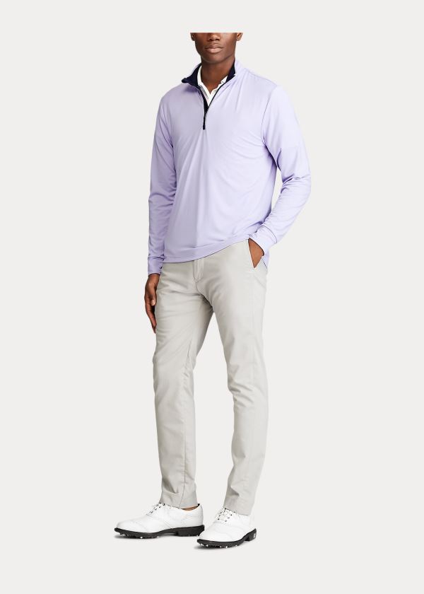 Ralph Lauren Performance Jersey Pullover Světle Fialové | HabX0fJg