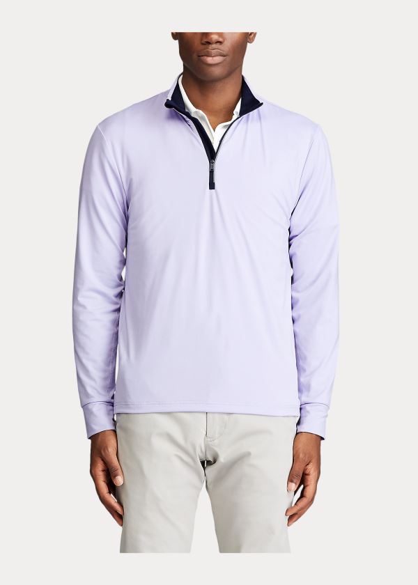 Ralph Lauren Performance Jersey Pullover Světle Fialové | HabX0fJg