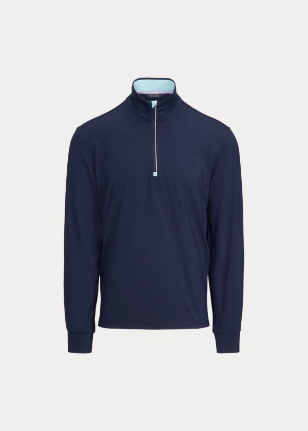 Ralph Lauren Performance Jersey Pullover Tmavě Blankyt | We2KtouY