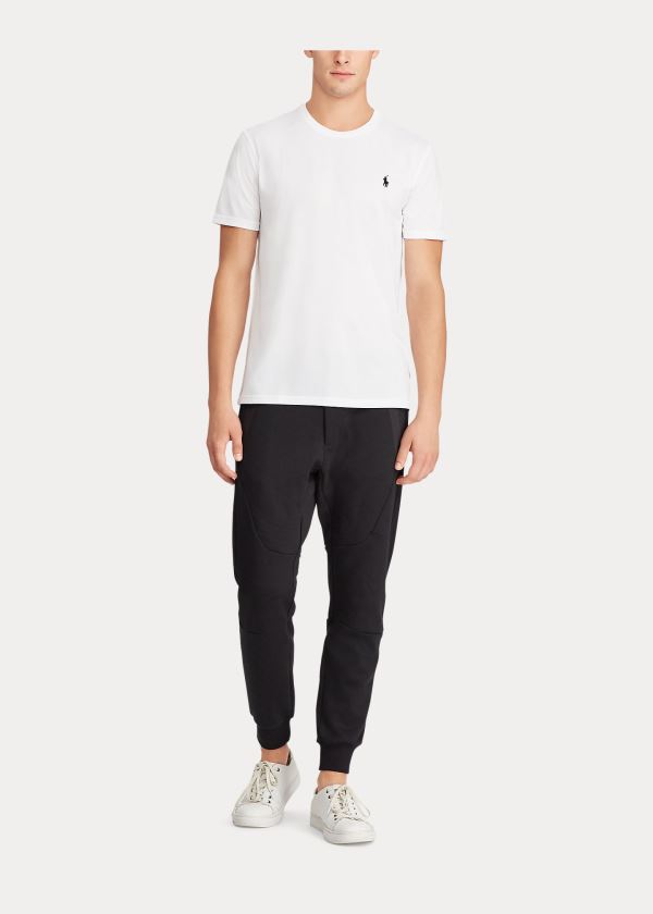Ralph Lauren Performance Jersey T-Shirt Bílé Černé | DHt8GnSK