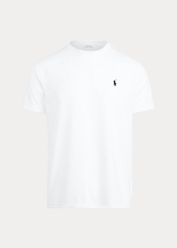Ralph Lauren Performance Jersey T-Shirt Bílé Černé | DHt8GnSK