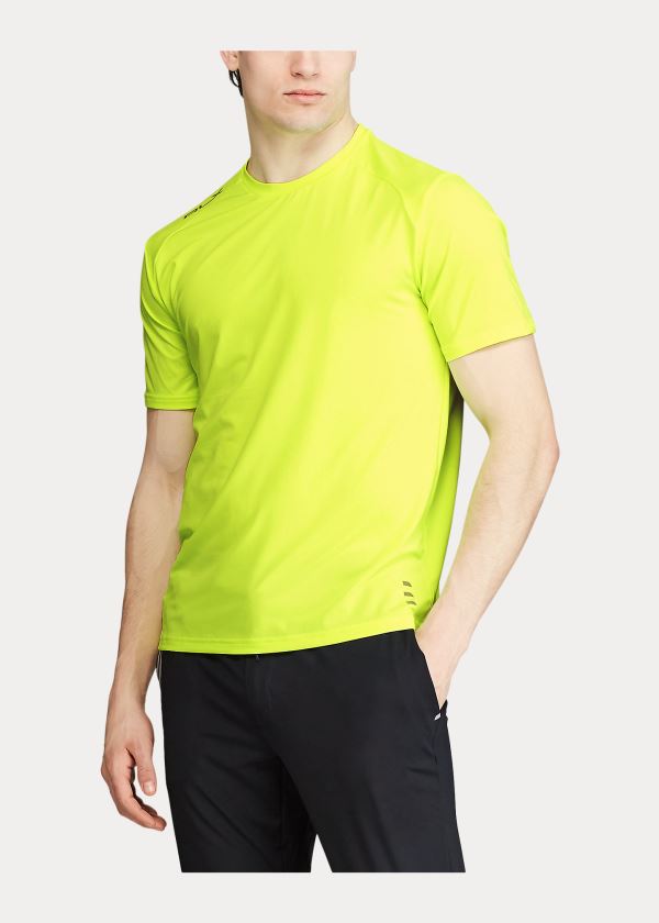 Ralph Lauren Performance Jersey T-Shirt Zelene | Ql2TBwrQ