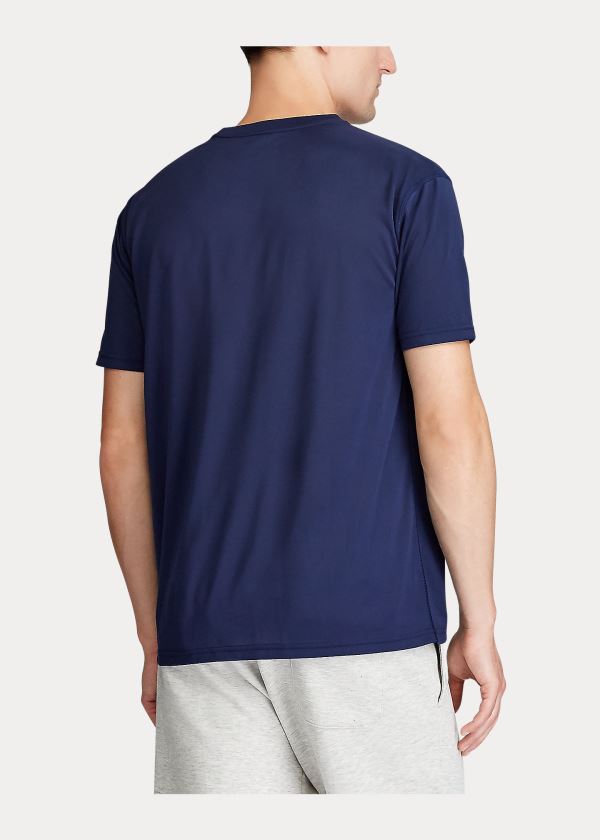 Ralph Lauren Performance Jersey T-Shirt Tmavě Blankyt | g0iC61ta