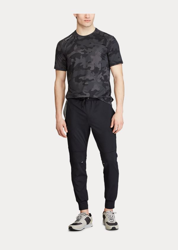 Ralph Lauren Performance Jersey T-Shirt Černé Maskáčové | jsvF3gBL